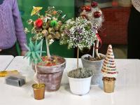 Демонстрационный мастер-класс «Топиар: дерево для интерьера» ведёт художник Ольга Некрасова.