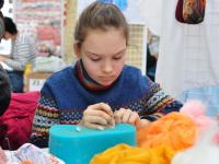 Презентация техники сухого и мокрого валяния. Мастер Елизавета Романова.