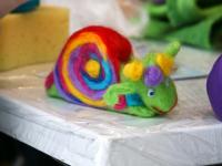 Мастер-класс по сухому валянию. Мастер Нина Четверина.