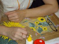 Презентация мозаики из скорлупы. Мастер Маргарита Чистякова