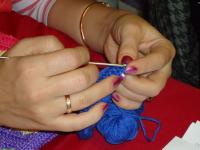 Презентация техники ковровой вышивки. Мастер Наталья Иванова