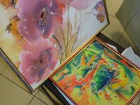 Мастер-класс по основам техники холодного батика. Мастер Марина Хабарова