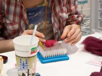 Презентация техники валяния. Мастера Елизавета Романова и Вологдина Елена