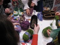 Презентация вязания тапочек крючком от компании Камтекс