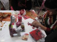 Презентация декорирования фигурок из папье-маше в технике Decopatch от компании 'Дигл-Дизайн'