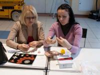 Мастер-класс по изготовлению украшения в технике фриволите. Мастер Екатерина Бурова