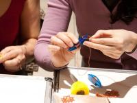 Мастер-класс по изготовлению украшения в технике фриволите. Мастер Екатерина Бурова