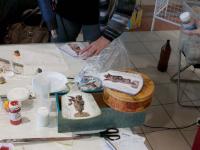 Мастер-класс 'Техника декупаж с одношаговым кракелюром' от компании 'Таир'