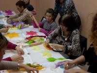 Мастер-класс по мокрому валянию. Мастер Елизавета Романова