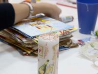 Мастер-класс по декупажу на свече. Мастер Анастасия Крупинина