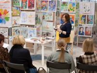 Мастер-класс по видам графических работ. Мастер Олеся Запевалова