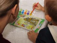 Мастер-класс для детей от компании Питер Арт Сервис - Витражная роспись на заготовках