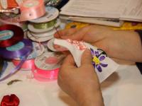 Презентация наборов для вышивания лентами Panna. Мастер Елена Кеда