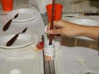 Мастер-класс от компании Питер-арт-Сервис. Декупаж и текстурная паста Сонет. Мастер Евгений Седин