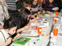 Мастер-класс от компании Питер-арт-Сервис. Декупаж и текстурная паста Сонет. Мастер Евгений Седин