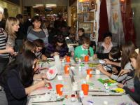 Мастер-класс от компании Питер-арт-Сервис. Декупаж и текстурная паста Сонет. Мастер Евгений Седин