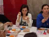 Мастер-класс Брошь с нанесённым рисунком. Мастер Анна Гаматина