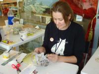 Мастер-класс Декор венецианской маски. Мастер Елена Ежовкина