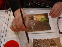 Мастер-класс от компании Питер Арт Сервис. Панно с использованием текстурной пасты Сонет. Мастер Анна Богова