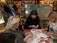 Мастер-класс от компании Питер Арт Сервис. Панно с использованием текстурной пасты Сонет. Мастер Анна Богова