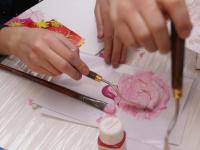 Мастер-класс от компании Питер Арт Сервис. Панно с использованием текстурной пасты Сонет. Мастер Анна Богова