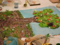 Мастер-класс Панно Дерево счастья. Мастер Марина Абрамова