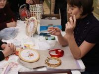 Мастер-класс по технике вышивка лентами. Мастер Эльмира Мухина