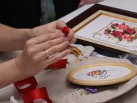 Мастер-класс по технике вышивка лентами. Мастер Эльмира Мухина