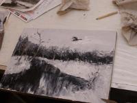 Мастер-класс Рисунок маслом. Техника гризаль