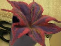 Мастер-класс Сказочный цветок в технике мокрого валяния. Мастер Елена Копысова