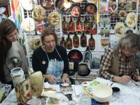 Презентация техники декупаж. Мастера Елена Ежовкина и Татьяна Оленина