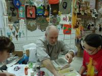 Презентация техники роспись по ткани. Мастер Виктор Якимчиков