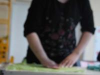 Мастер-класс по мокрому валянию. Мастер Елена Вологдина