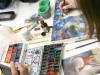 Мастер-класс Рисунок в технике акварель. Мастер Светлана Никулина