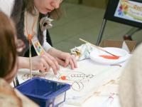 Мастер-класс Роспись по ткани. Мастер Наталья Смирнова