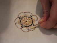 Мастер-класс Тарелка в технике Point to point. Мастер Наталья Ткачук