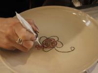 Мастер-класс Тарелка в технике Point to point. Мастер Наталья Ткачук