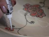 Мастер-класс Тарелка в технике Point to point. Мастер Наталья Ткачук