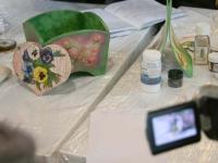 Мастер-класс Тонкости декупажа. Эффекты кракелюра. Мастер Елена Газауз