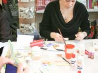 Мастер-класс Тонкости декупажа. Эффекты кракелюра. Мастер Елена Газауз