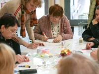 Мастер-класс Цветы из атласных лент. Мастер Татьяна Дмитриева