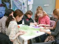 Презентация товаров для фелтинга. Мокрое валяние. Мастер Елена Вологдина