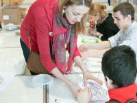 Мастер-класс Витражная роспись. Мастер  Наталья Ткачук