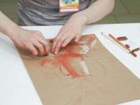 Мастер-класс Графика в технике сепия и сангина. Мастер Наталья Смирнова