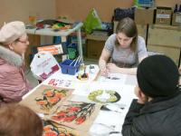 Мастер-класс Графика тушью. Цветная и черно-белая. Мастер Наталья Смирнова