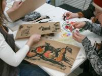 Мастер-класс Графика тушью. Цветная и черно-белая. Мастер Наталья Смирнова