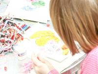 Мастер-класс для детей Картина из ниток. Мастер Анна Белых