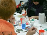 Мастер-класс Обратный декупаж. Мастер Елена Галауз