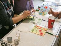 Мастер-класс Пасхальное панно в технике декупаж. Мастер Анастасия Данилова