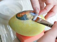 Мастер-класс Пасхальное яйцо в технике декупаж. Мастер Анастасия Данилова